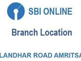 sbi branch jalandhar road amritsar, sbi location jalandhar road amritsar