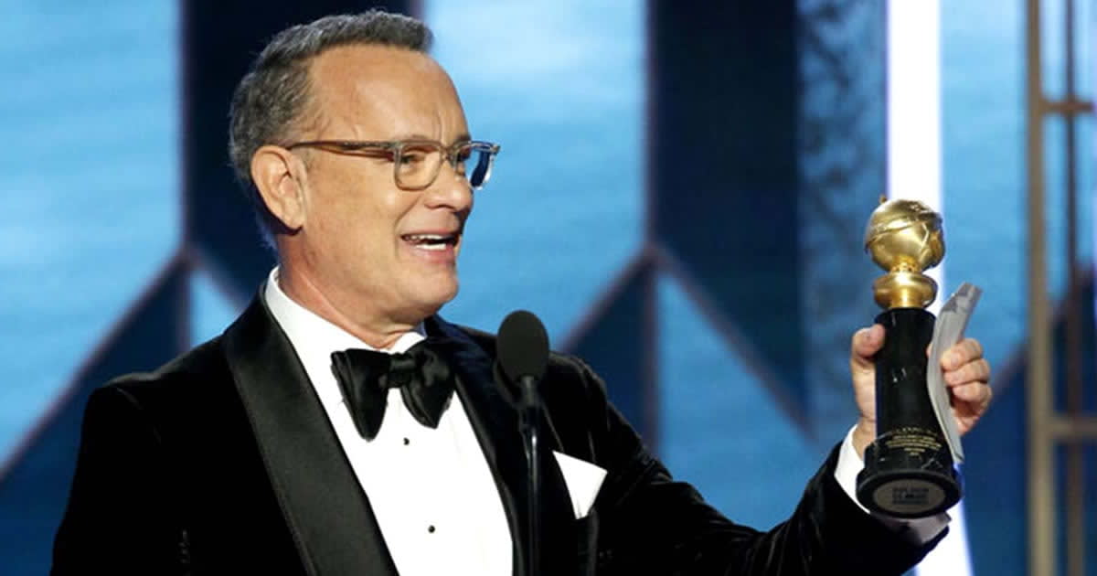 Tom Hanks Breaks Down In Tears While Receiving Lifetime Achievement Award At Golden Globes - Latest News