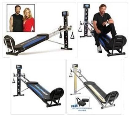 Total Gym Chuck Norris Home Gym Work Out Equipment