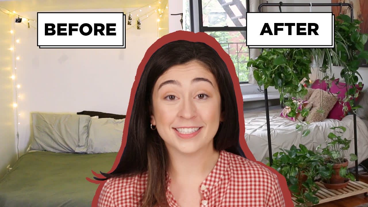 How I Gave My Friends Studio Apartment A Complete Makeover For Under 400 Dollars