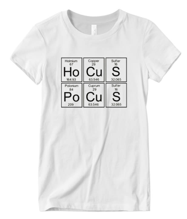 Hocus Pocus period table Matching T Shirt