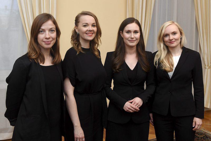 Meet the Prime Minister of Finland and her Ministers of Education, Finance and the Interior.