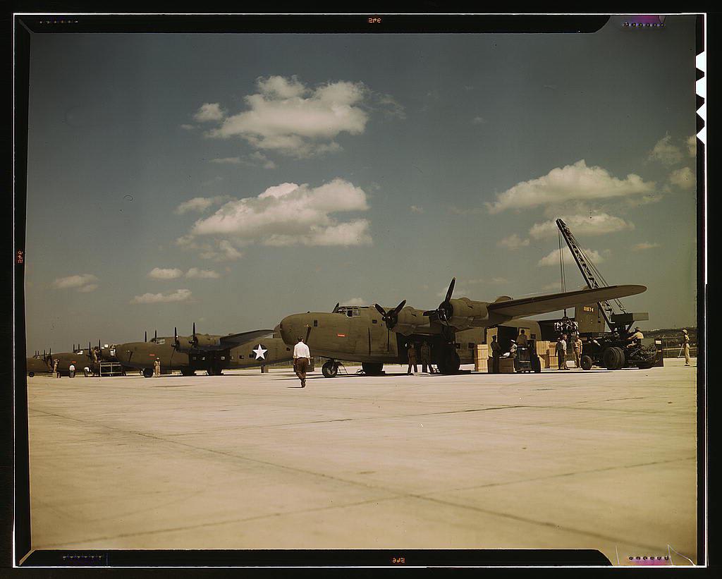 The Consolidated C-87 'Liberator Express' was a transport version of the B-24 Liberator bomber that was produced in reasonable numbers and saw service with the USAAF, US navy, RAF and RAAF seen here at the Consolidated Aircraft Corporation plant, Fort Worth, Texas October 1942.
