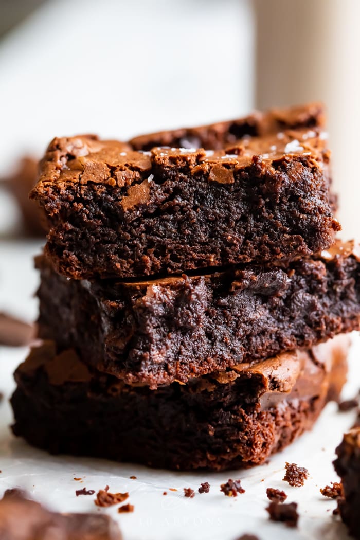 Perfect Paleo Brownies (Fudgy, Crackly Top, Gluten Free)