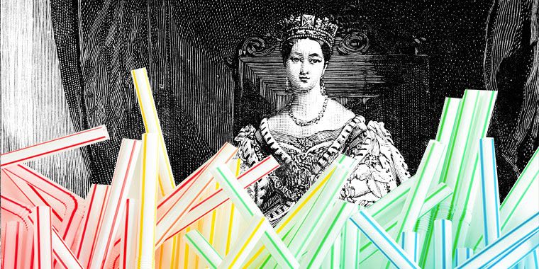 If Queen Victoria had used a plastic straw at her Coronation, it would still be perfectly intact today
