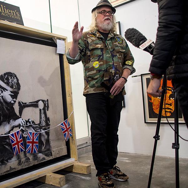 Artists Buys $730,000 Banksy & Reveals Plan to Paint Over It