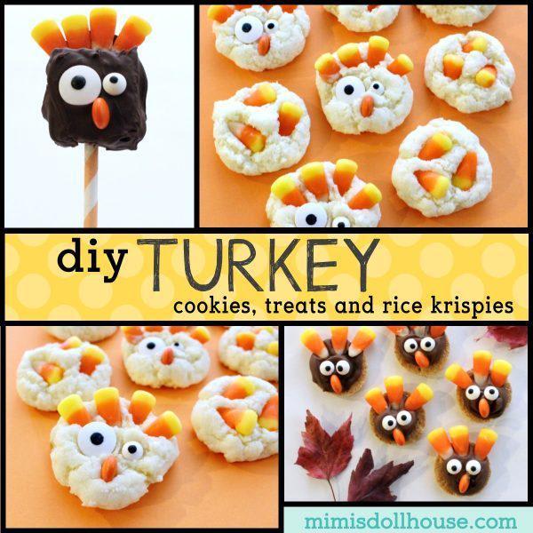 Thanksgiving Turkey Treats: DIY Turkey Desserts