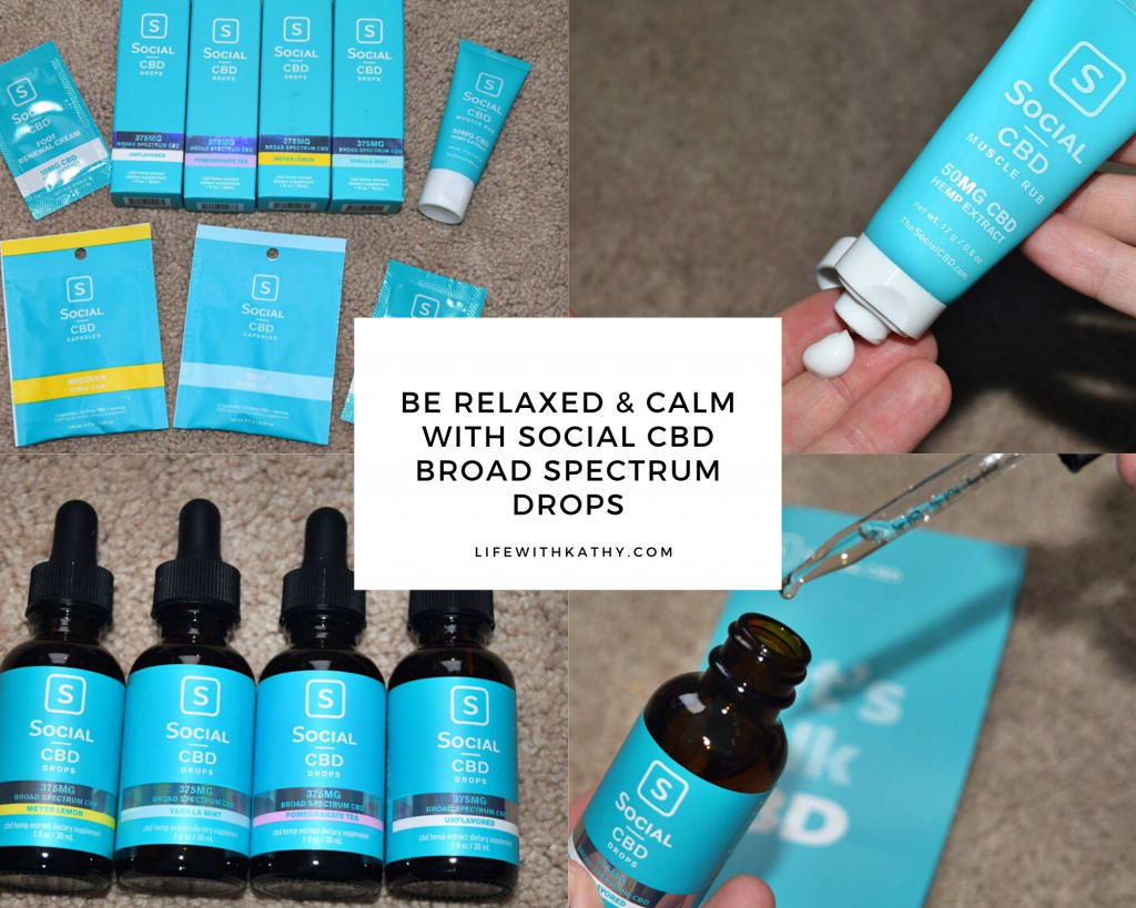 Be Relaxed & Calm With Social CBD Broad Spectrum Drops