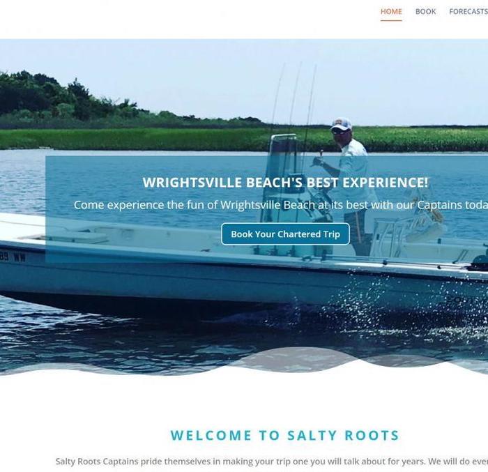 Salty Roots Fishing Charters site launch