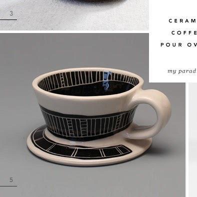 10 pretty handmade ceramic coffee pour overs on Etsy