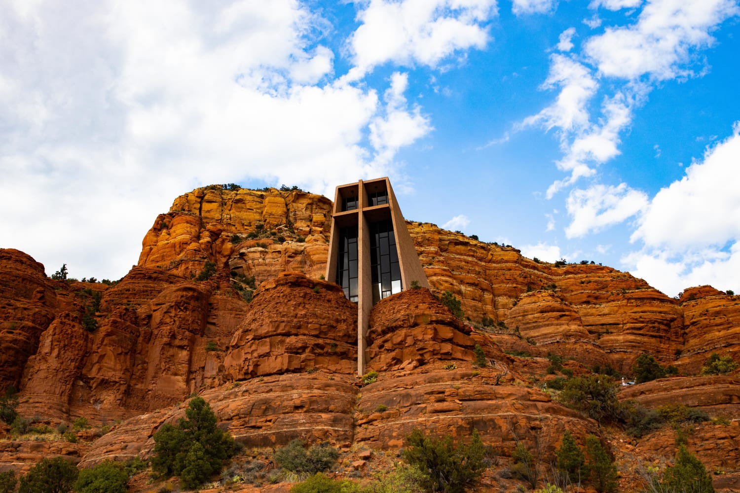 I believe this should be posted here as well. Chapel of the Holy Cross in Sedona, AZ.