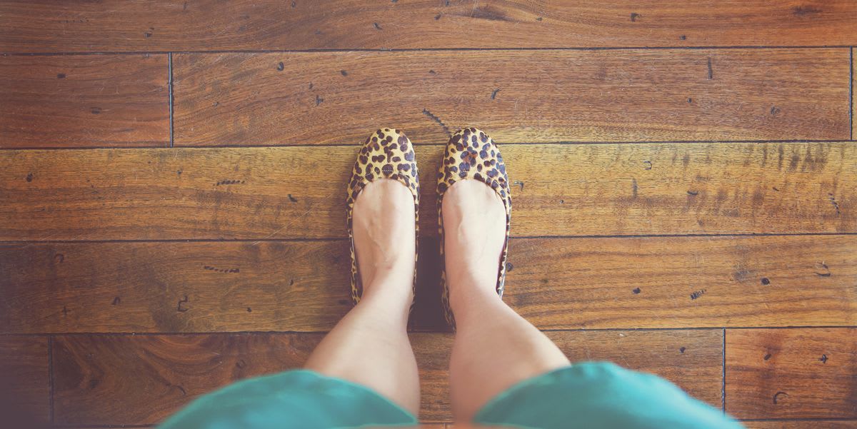 Wearing Shoes Inside Your Home Is Actually Ruining Your Hardwood Floors