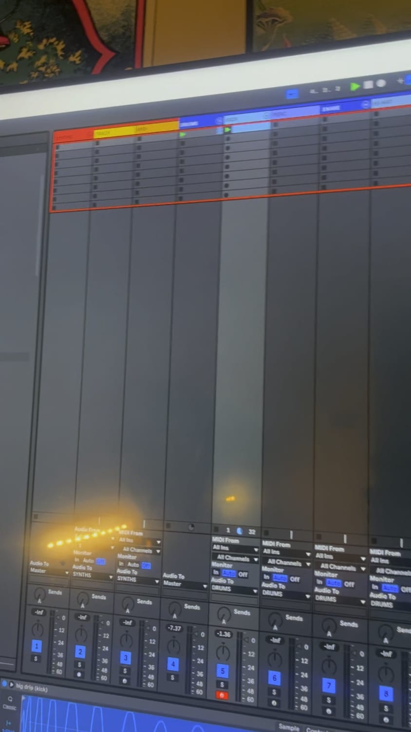 Why does Ableton crash my interface when something is “loud”? The kick doesn’t even reach 0db w/ a soft-clipped saturator on the master. Any is help appreciated