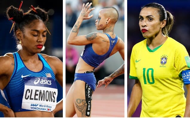 Athletes are able to show the world who they are with appearance, and the results can be empowering