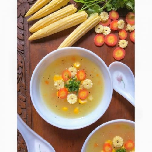 Easy Sweet Corn Soup Recipe (Chinese Soup)