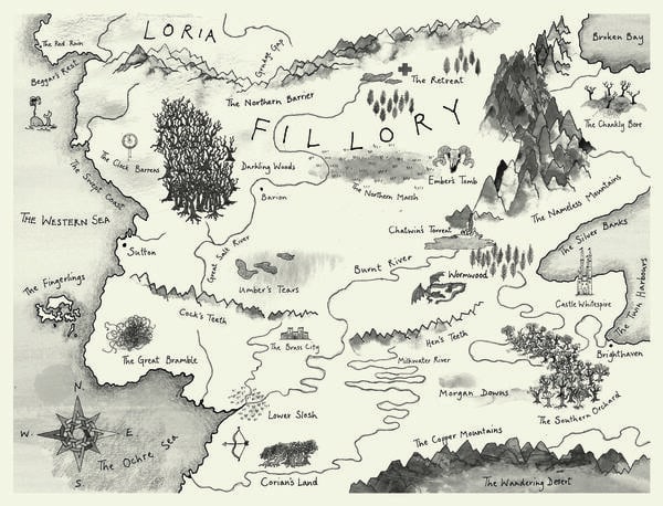 How Writers Map Their Imaginary Worlds