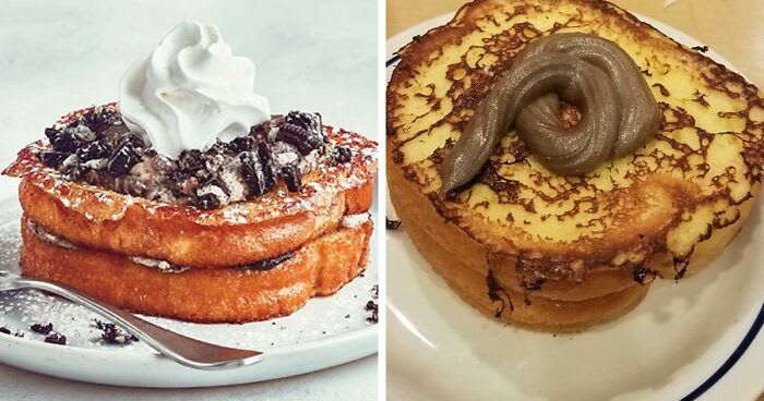 30 Comparisons Of The Food Restaurants Serve vs. How It’s Advertised