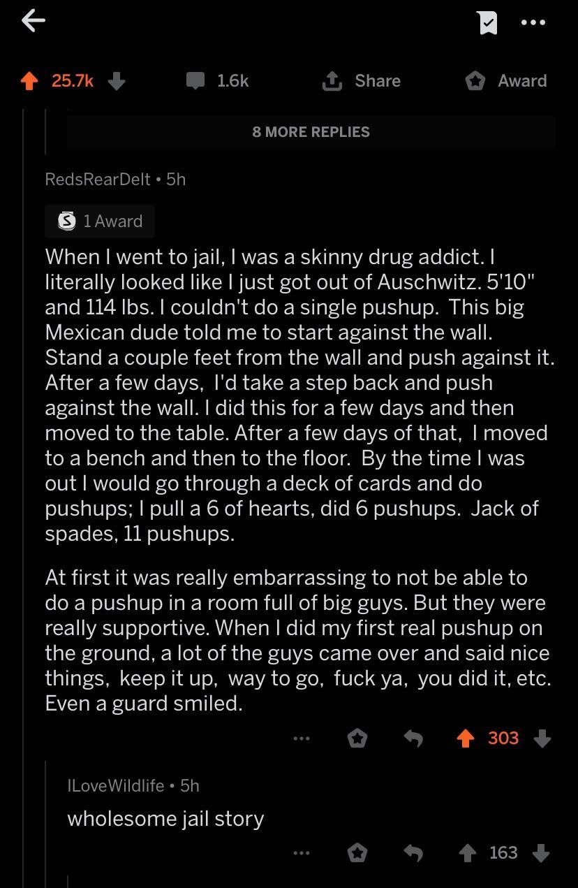 Wholesome jail mates.