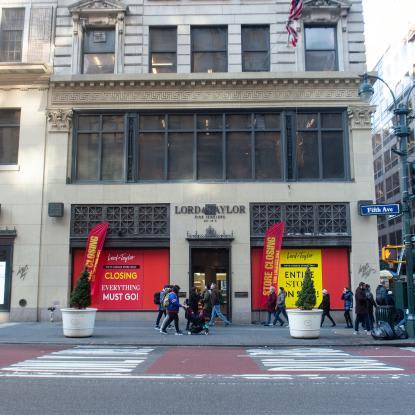 Lord & Taylor Fifth Avenue Flagship Goes Dark