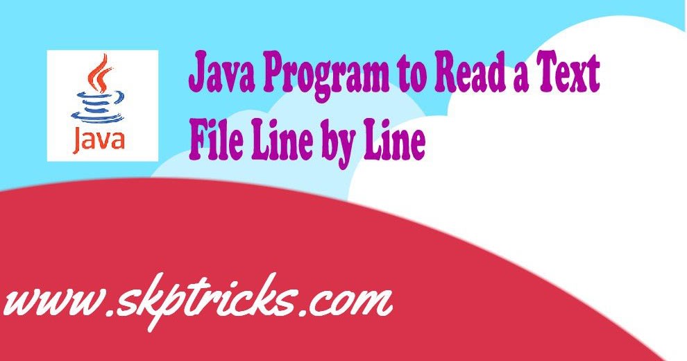Java Program to Read a Text File Line by Line