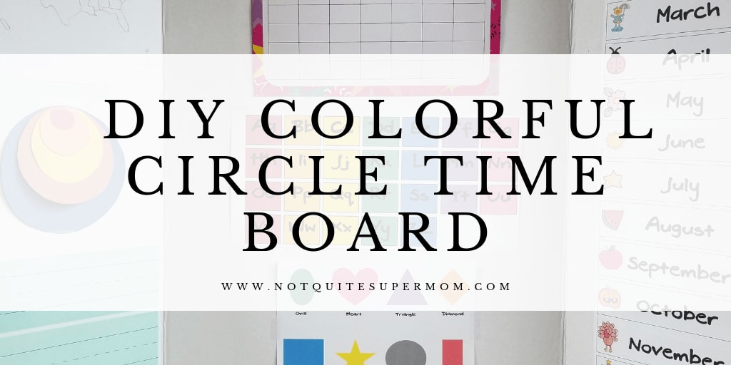 DIY Colorful Circle Time Board