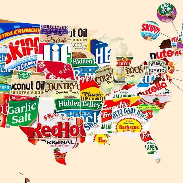 This Map Reveals the Most Popular Condiments in Every State