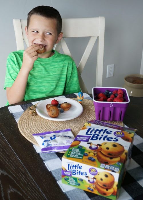 Easy School Snacks with Little Bites Muffins