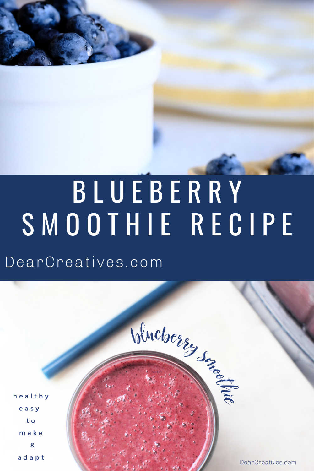 Blueberry Smoothie Recipe - Use Fresh Or Frozen Berries