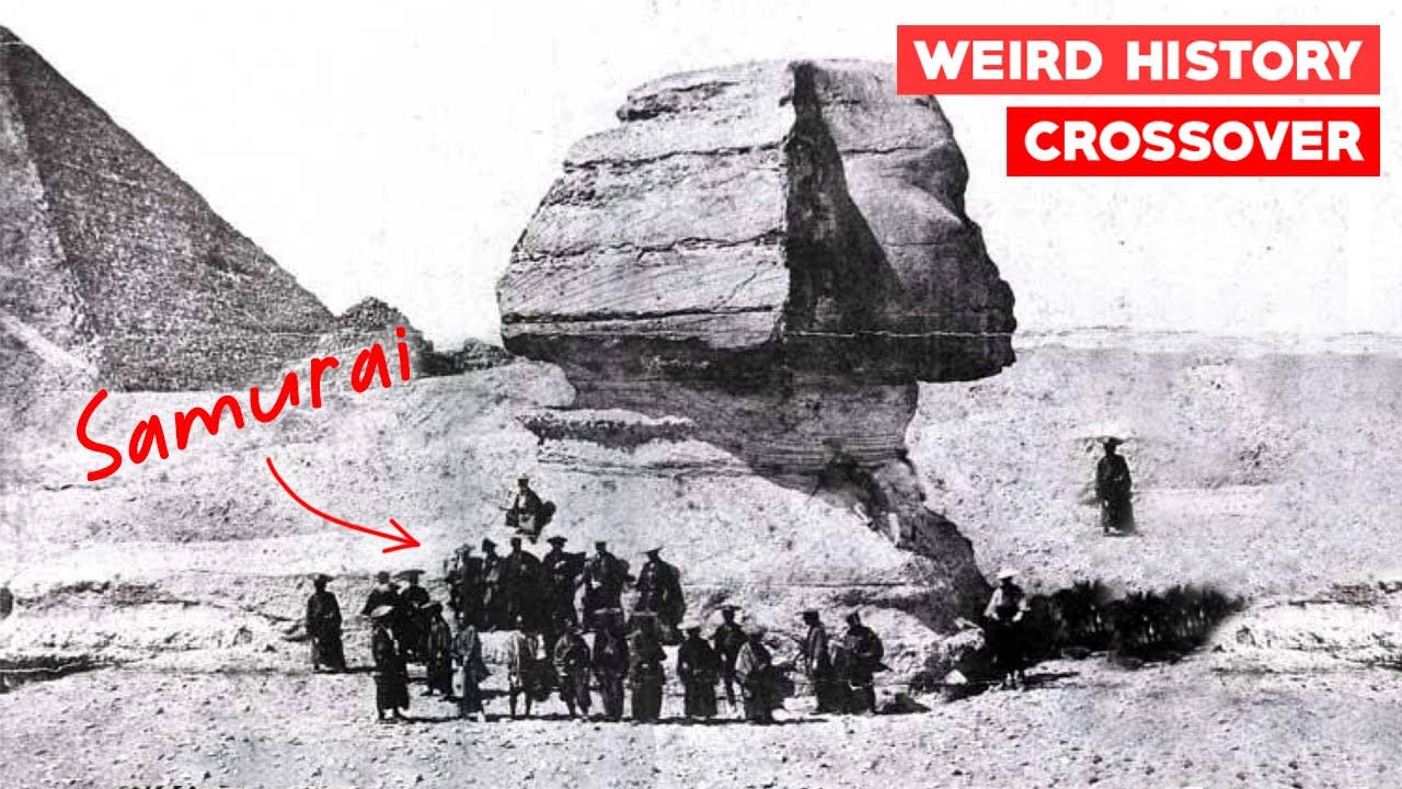 34 Samurai Visited the Sphynx in 1863. One asks, "The area below the shoulders is buried in sand and cannot be seen. Why would you make something like this?"