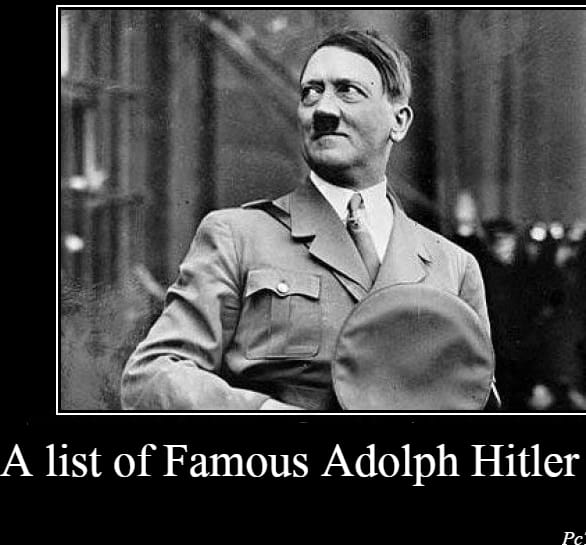 Famous Adolf Hitler Quotes on War & Politics & Nationalism