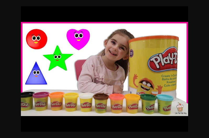Learn Colors for Children Toddlers Babies Dye Coloring Play Doh Toys - Learning Colours Video for Ki