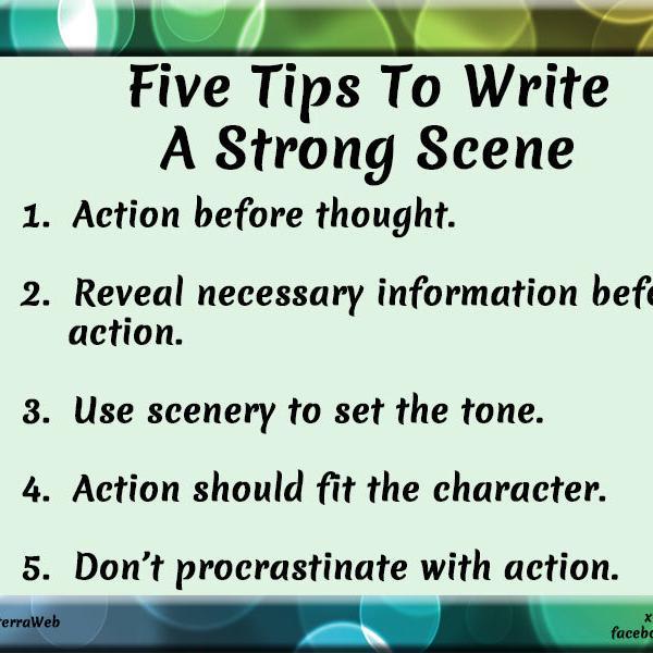 Five Tips To Write A Strong Scene