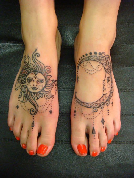 Foot Tattoos Design & Ideas For Women's Girls