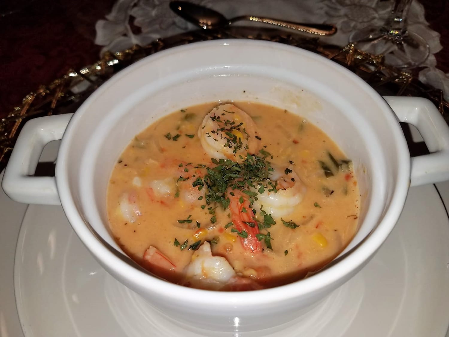 Spicy Cajun Shrimp Soup