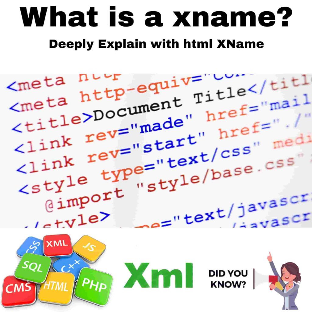 What is a xname? Valuable html XName Code