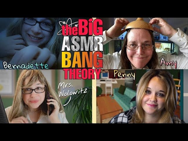 [Roleplay] It all started with a Big Bang! 4 artists star in this original collab of The Big Bang Theory ⚛️ Dr. Amy Farrah Fowler is studying ASMR, and is demonstrating some highly effective methods with her besties Bernadette and Penny!
