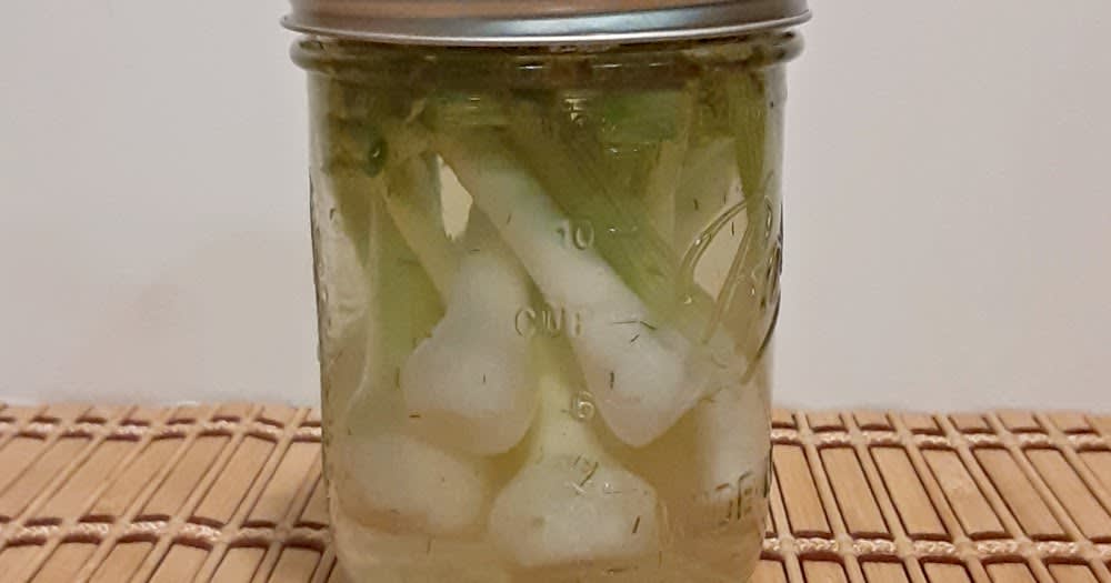 Quick Pickled Green Onions