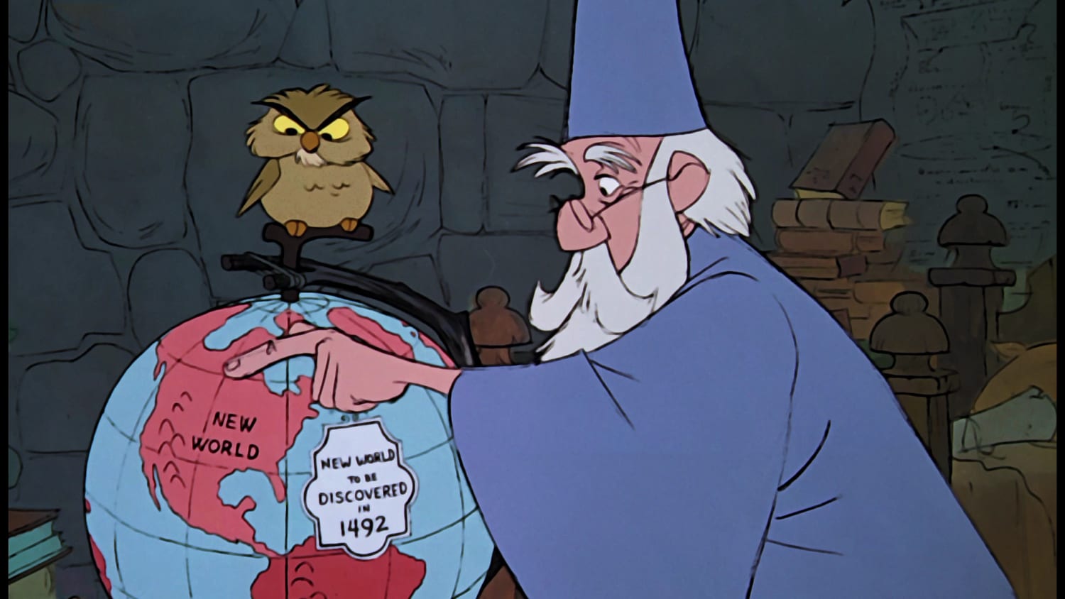 Merlin's globe from The Sword in the Stone by Disney (1963)