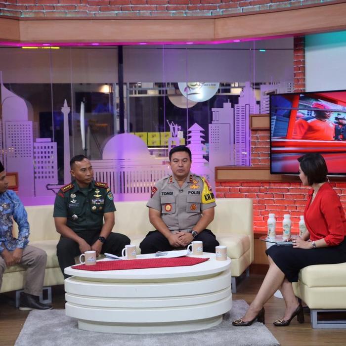 Live di TV One : Kapolda Banten Ajak Masyarakat Sukseskan Pemilu 2019.