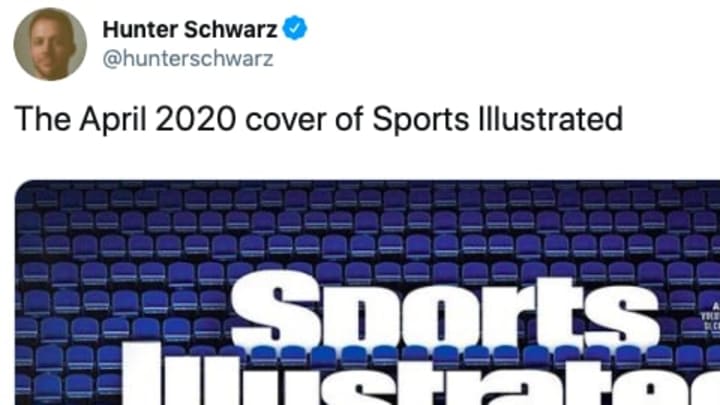 Sports Illustrated's April 2020 Cover is Impressively Depressing and Eerie
