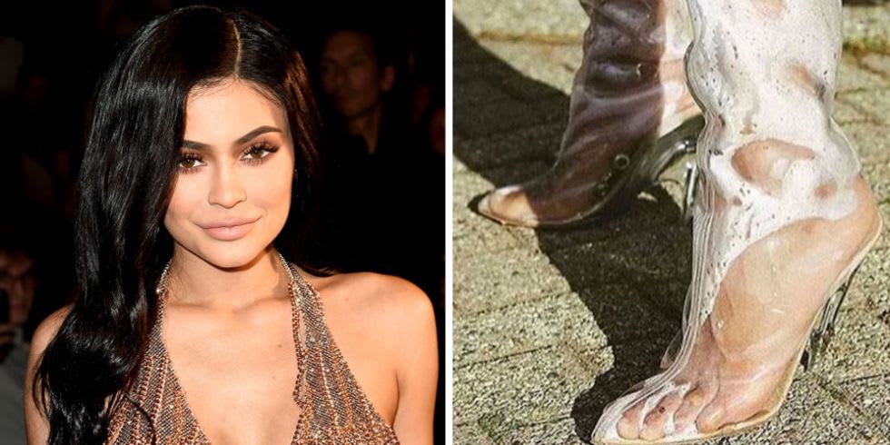 I tried Kylie Jenner's clear plastic boots and it was a horrific experience