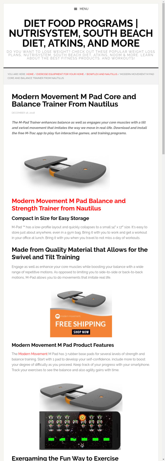 M-Pad Modern Movement Balance Trainer | Working Out Playing Games