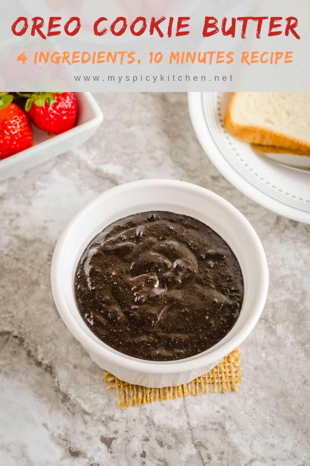 Oreo Cookie Butter, DIY Cookie Butter