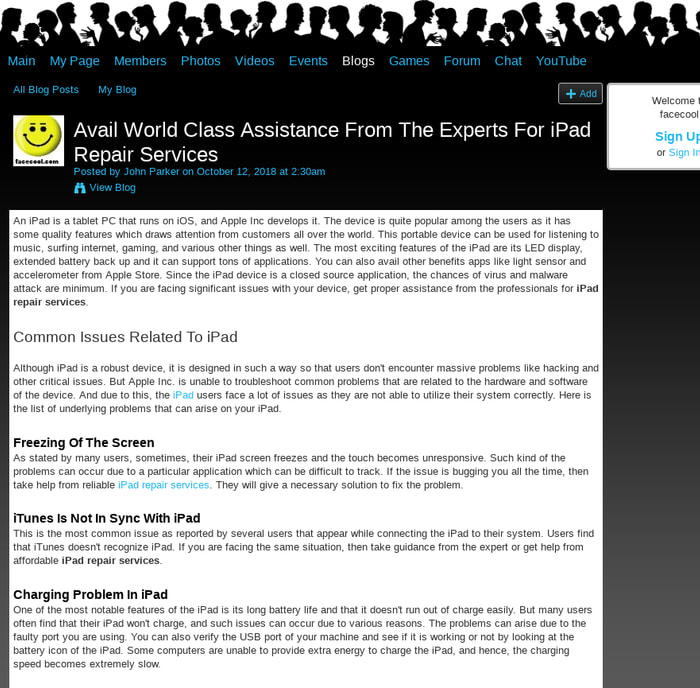 Avail World Class Assistance From The Experts For iPad Repair Services