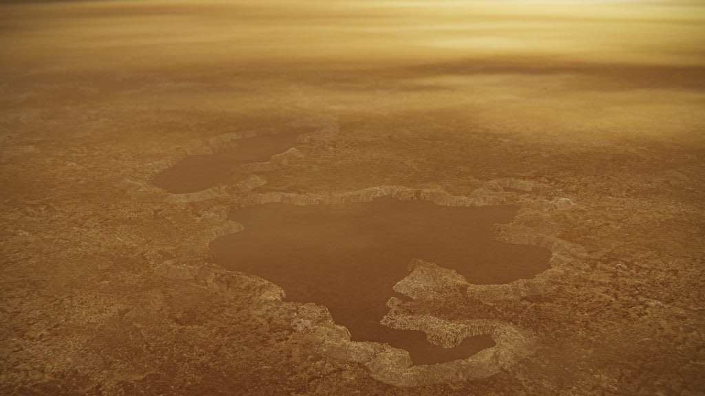 Explosions may have formed lakes on Saturn's moon Titan