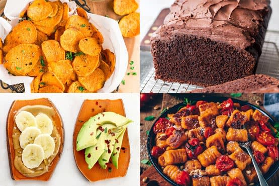 Recipes with sweet potatoes . Easy recipes