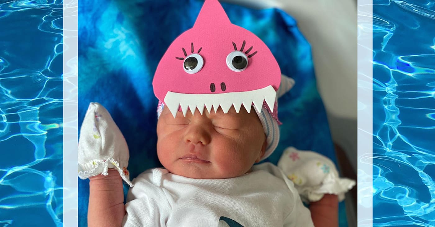 Hospital Celebrates New Moms & Babies With 'Baby Shark Week'
