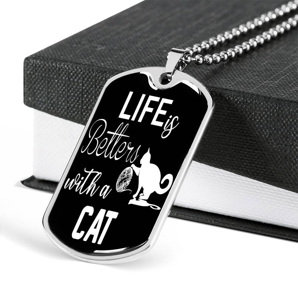 Life is betters with cats Jewelry