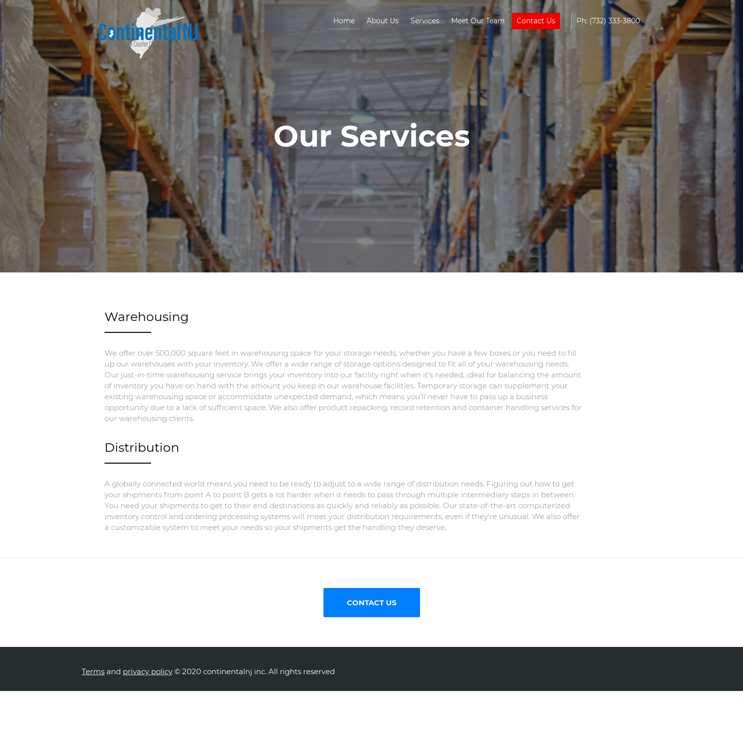Warehousing and Distribution Services NYC, NJ