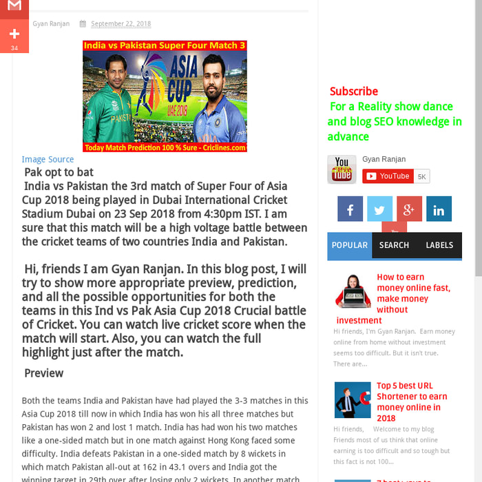 Ind vs Pak Asia Cup Crucial battle of Cricket again